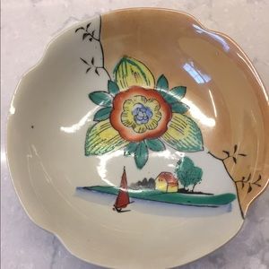 Vintage Painted Bowl stamped Japan